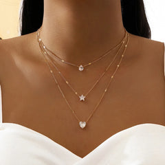 Trendy Glass Necklace