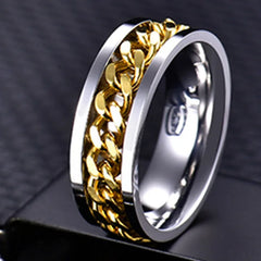Men's Rotatable Ring
