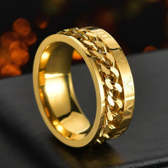Men's Rotatable Ring