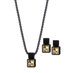 Coal Jewelry Set